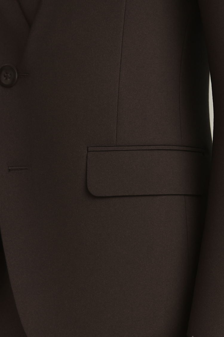 Mocha Brown Blazer Set