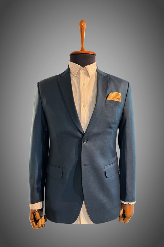 Teal blue coloured blazer