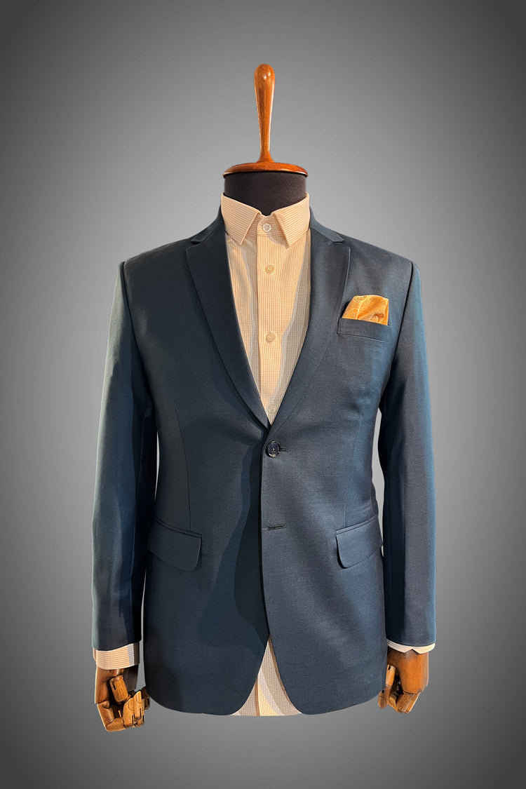 Teal blue coloured blazer