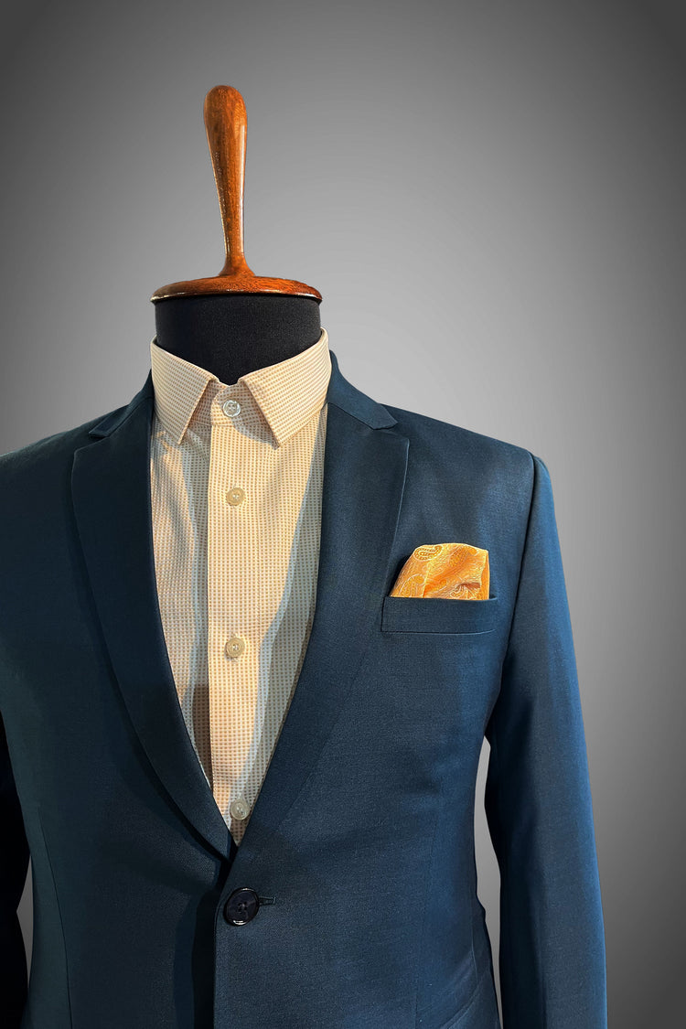 Teal blue coloured blazer