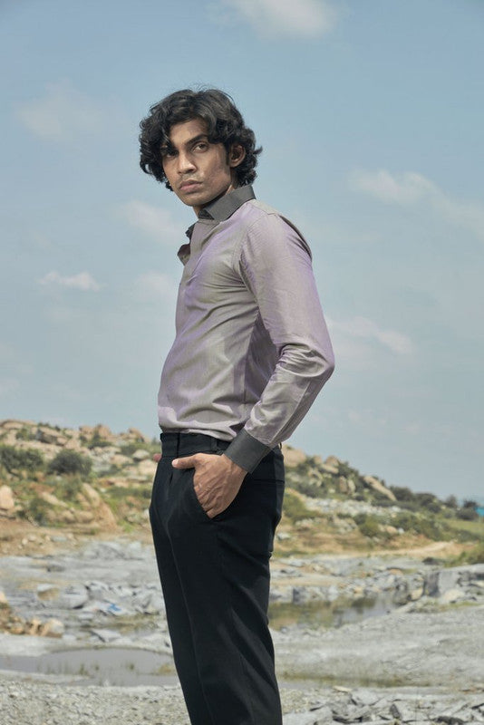 Holographic grey shirt