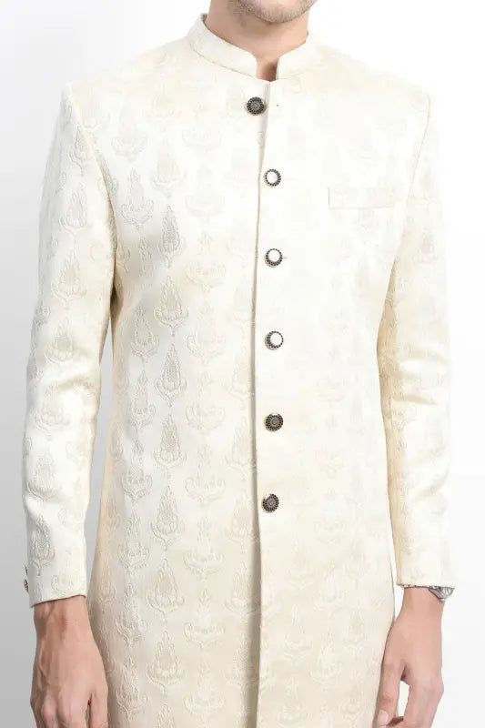 Light gold, sherwani