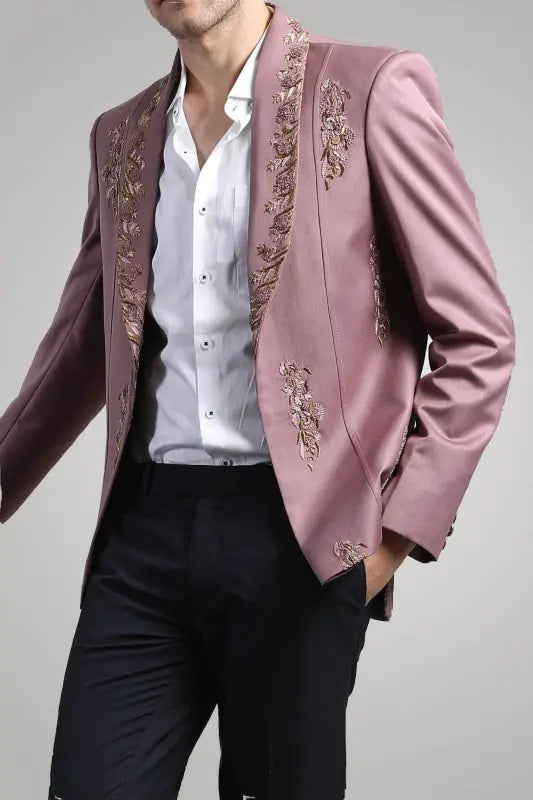 Mauve Zardosi jacket