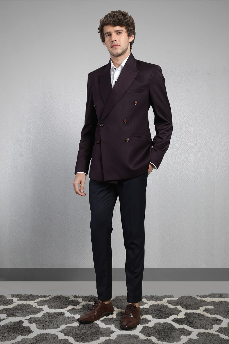 Raisin double breasted formal blazer