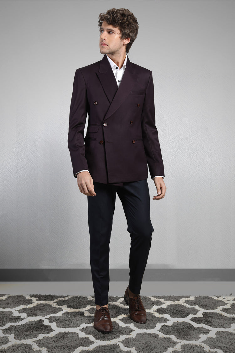 Raisin double breasted formal blazer